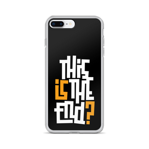 IS/THIS IS THE END? Black Yellow White iPhone Phone Case