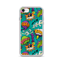 Comic Text Pattern iPhone Case