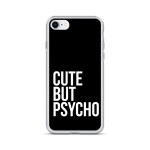 Cute But Psycho iPhone® Black Phone Case