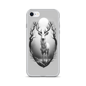 The Grayscale Deer iPhone Case