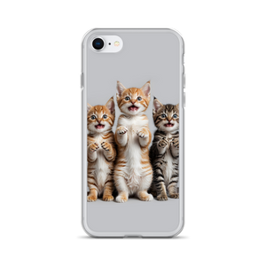 Funny Tripple Cats iPhone Case