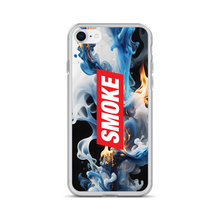 Blue Smoke Fire iPhone Case