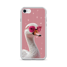 Cute Pink Swan iPhone Case