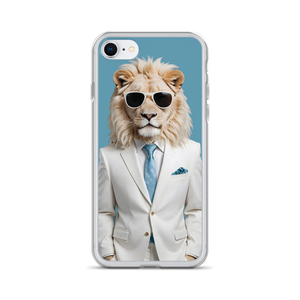 Funky White Lion iPhone Case