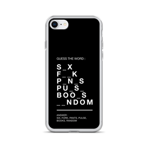 Guess The Word (Funny) iPhone Case