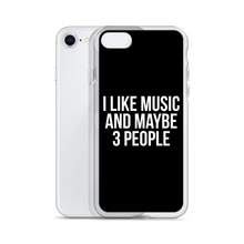 I Like Music and Maybe 3 People iPhone Phone Case