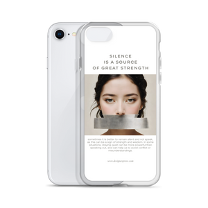 Silence Lao Tzu iPhone Case