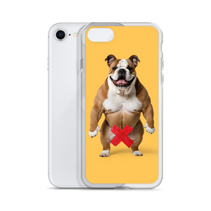 Bulldog X-Tape Yellow iPhone Case