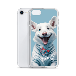 Cute Dog Be Yourself iPhone Case