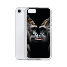 Gorilla Kissing iPhone Case