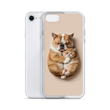 Cute Baby Cat and Dog Sleep iPhone Case