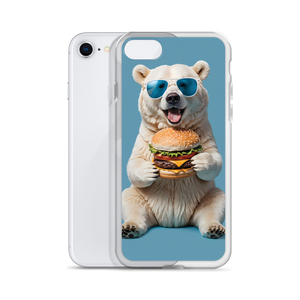 Polar Bear and Burger iPhone Case