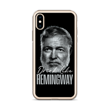 Drink Like Hemingway Portrait Clear Case for iPhone®