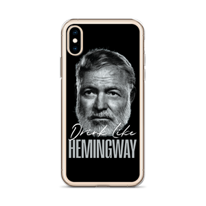 Drink Like Hemingway Portrait Clear Case for iPhone®