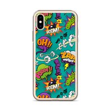 Comic Text Pattern iPhone Case