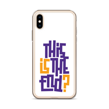 IS/THIS IS THE END? Purple Yellow iPhone Phone Case