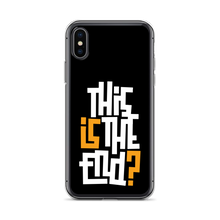 IS/THIS IS THE END? Black Yellow White iPhone Phone Case