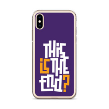 IS/THIS IS THE END? Purple Yellow Reverse iPhone Phone Case