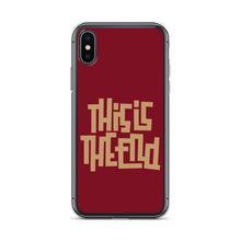 THIS IS THE END? Burgundy iPhone Phone Case