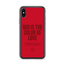 Red is the color of love iPhone® Phone Case