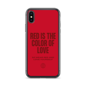 Red is the color of love iPhone® Phone Case