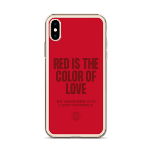 Red is the color of love iPhone® Phone Case