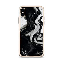 Black and White Fluid iPhone® Phone Case