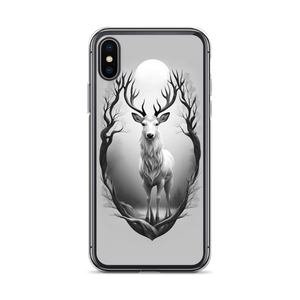 The Grayscale Deer iPhone Case