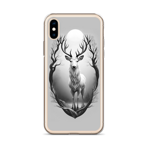 The Grayscale Deer iPhone Case