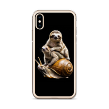 Sloth Riding A Snail iPhone Case