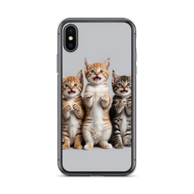 Funny Tripple Cats iPhone Case