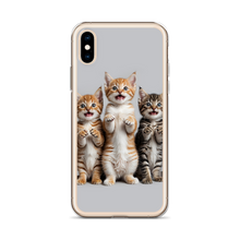 Funny Tripple Cats iPhone Case