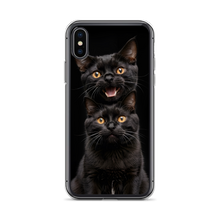 Two Black Cats Follows iPhone Case