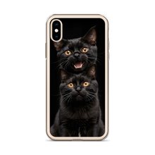 Two Black Cats Follows iPhone Case