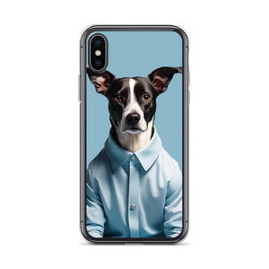 Sad Dog Blue iPhone Case