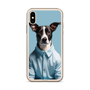 Sad Dog Blue iPhone Case