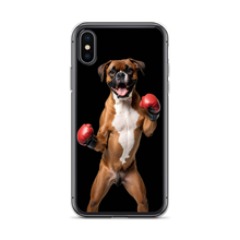 Boxer Boxing Black iPhone Case