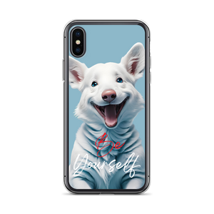 Cute Dog Be Yourself iPhone Case