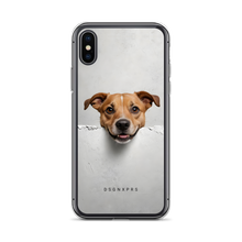 Smile Dog Peep iPhone Case