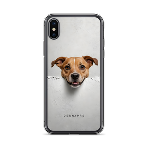 Smile Dog Peep iPhone Case