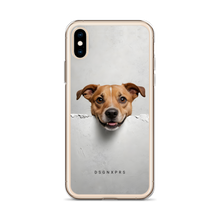 Smile Dog Peep iPhone Case