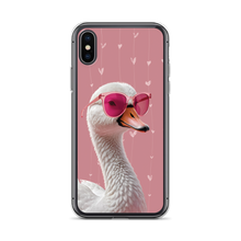 Cute Pink Swan iPhone Case