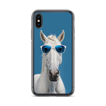 Cool Blue Horse iPhone Case