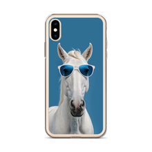 Cool Blue Horse iPhone Case