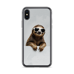 Cool Smiling Sloth iPhone Case