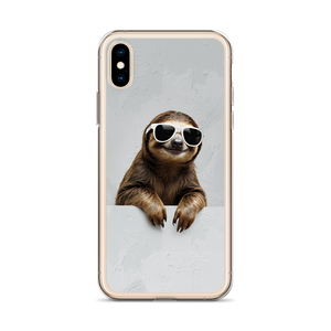 Cool Smiling Sloth iPhone Case