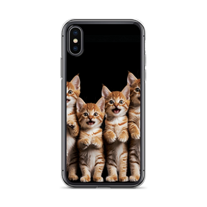 Four Cute Cats iPhone Case