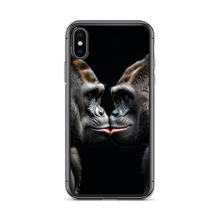 Gorilla Kissing iPhone Case