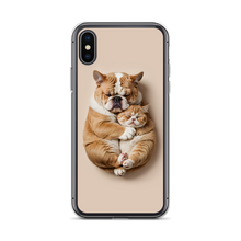 Cute Baby Cat and Dog Sleep iPhone Case