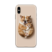 Cute Baby Cat and Dog Sleep iPhone Case